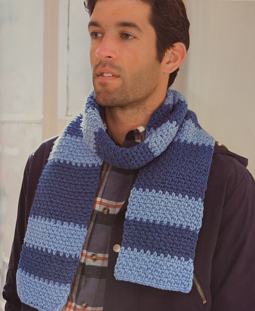 Sporty Striped Scarf