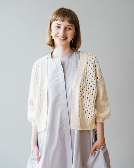Ravelry: Polka Dot Summer Cardi pattern by Midori Hirose