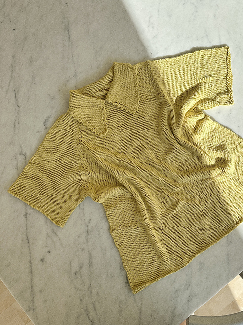 Ravelry: Lace Polo Tee pattern by Spektakelstrik - Mie Firring