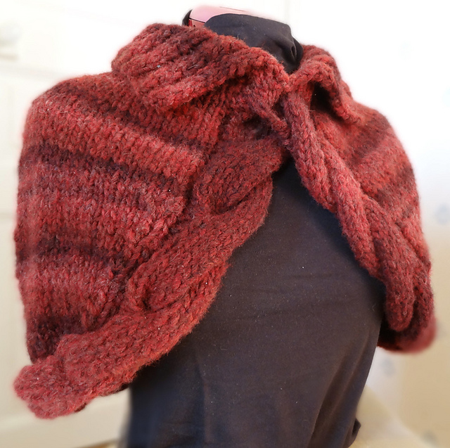Red Cloud shoulder warmer