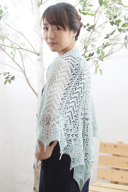 Heart shawl(triangle)/하트 삼각숄