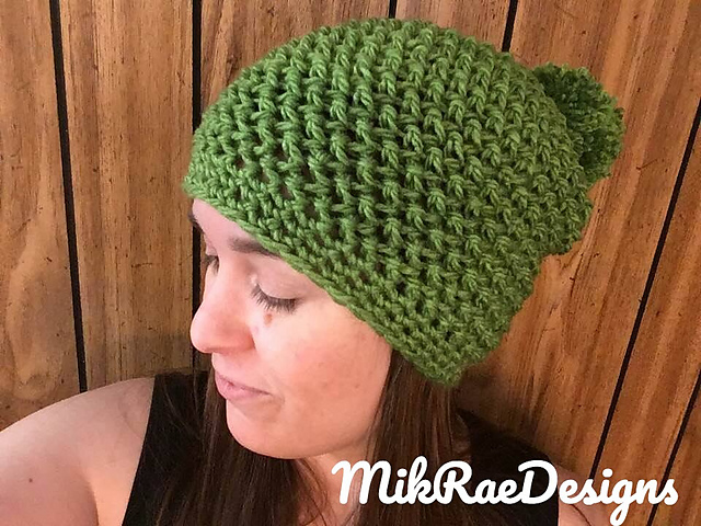 Bulky Herringbone HDC Hat