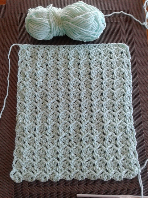 Forget Me Not Stitch Scarf