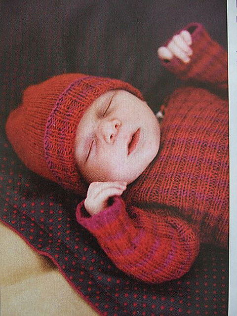 petit ensemble orange et rose