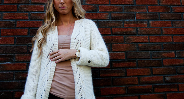 Mammas bladrillejakke // Moms garter leaves jacket