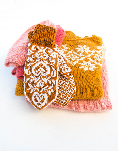 Pepperhjertevotter / Ginger heart mittens