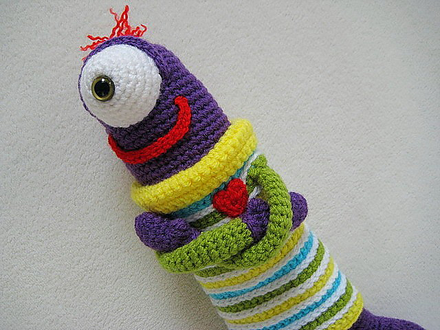 Amigurumi Silly One Eyed Monster in Sweater