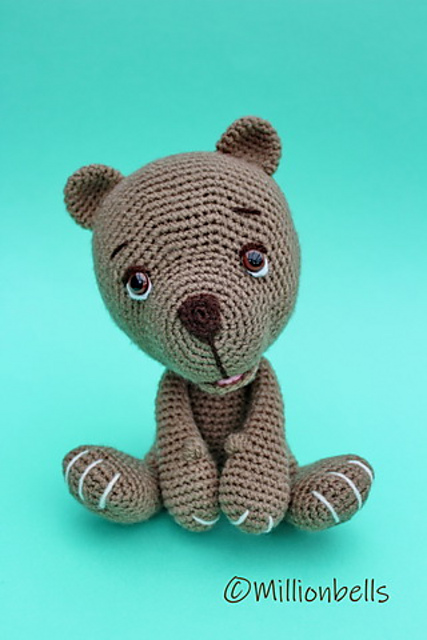 Amigurumi Baby Bear Cub Animal