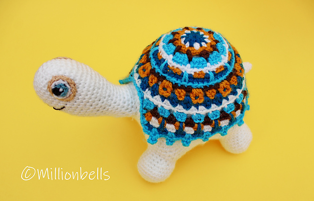 アトリエGG Modal Wool Turtle 1½ Ravelry: Magic Mandala Tortoise Turtle pattern by Millionbells