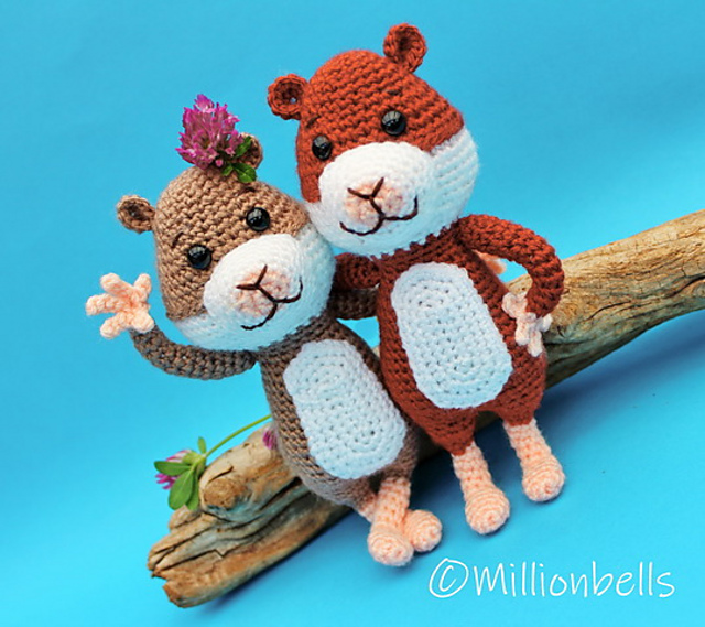 Hamster Toy Amigurumi Animal Pet