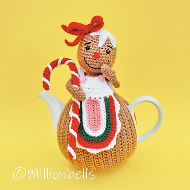 Miss Gingerbread Tea Cosy Christmas