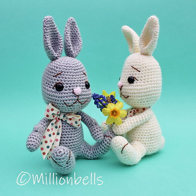 Amigurumi Spring Bunny