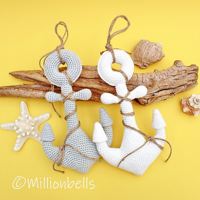 Amigurumi Anchor Ornament