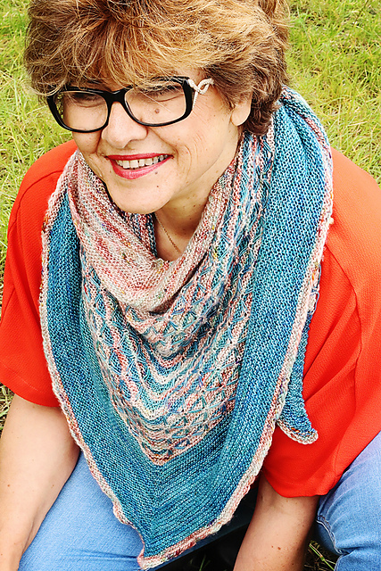 Trellis Shawl