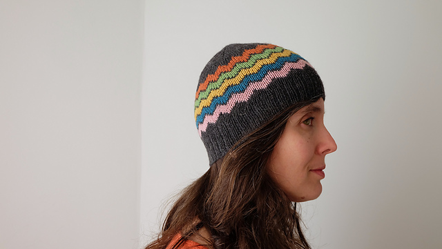 Gorro colorista fingering