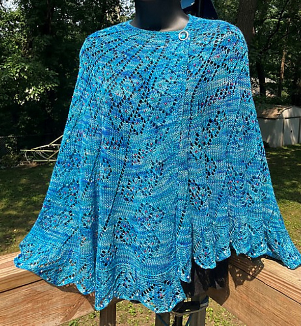 Sea of Flames Shawl