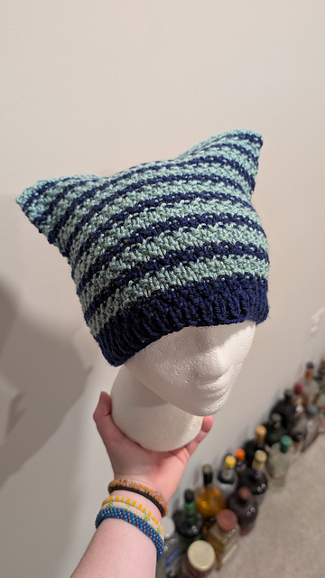 Textured Cat Hat