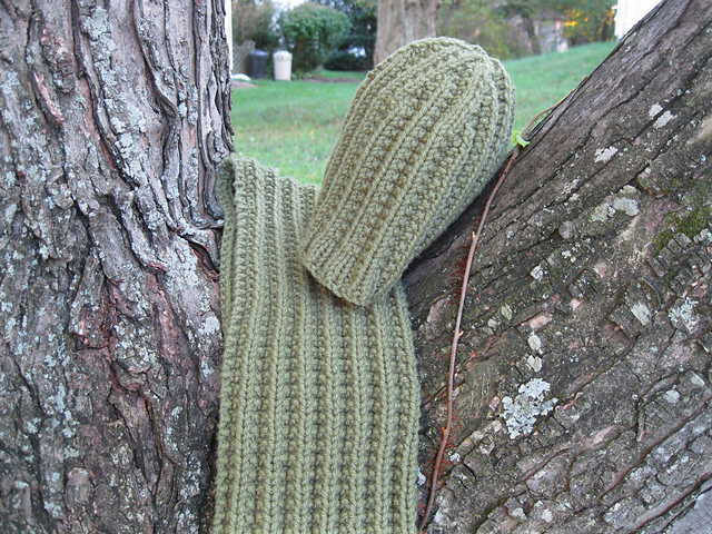 Easy Faux Brioche Hat and Scarf Set
