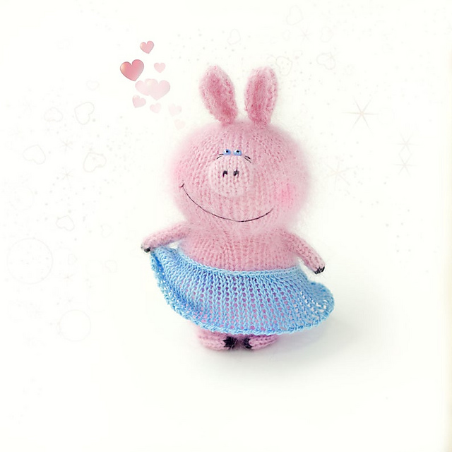Pink pig toy
