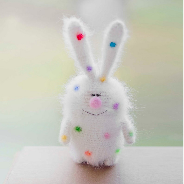 Dotted bunny crochet