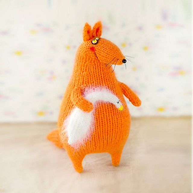 Fox and goose toys