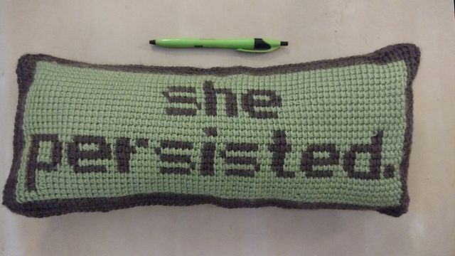 She Persisted Pillow
