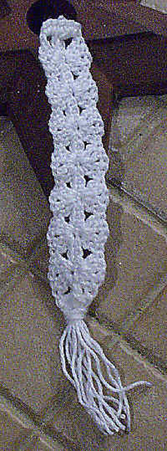 Double Shell Crochet Bookmark