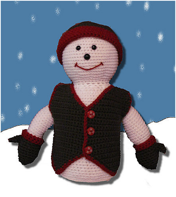 Snowman Crochet Doll