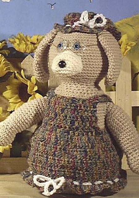 Granny Dog Crochet Doll