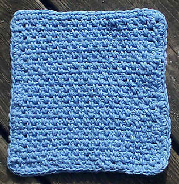 Woven Stitch Dishcloth