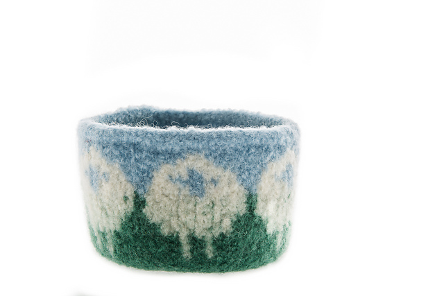 Felted Sheep Bowl