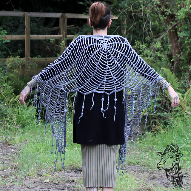 THE cobweb shawl