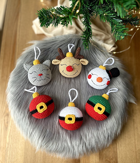 Ravelry: Christmas Ornaments (Tree Decorations) pattern by Hanna