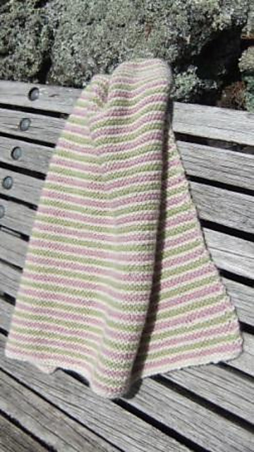 Simple Garter Stitch Baby Blanket