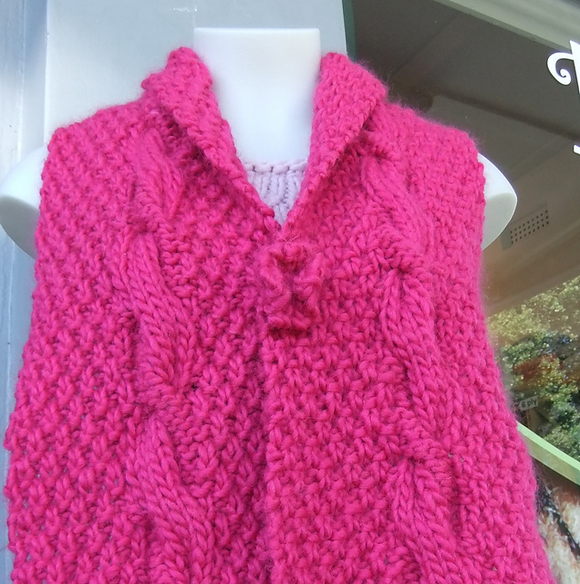 Chloe Reversible Cabled Scarf