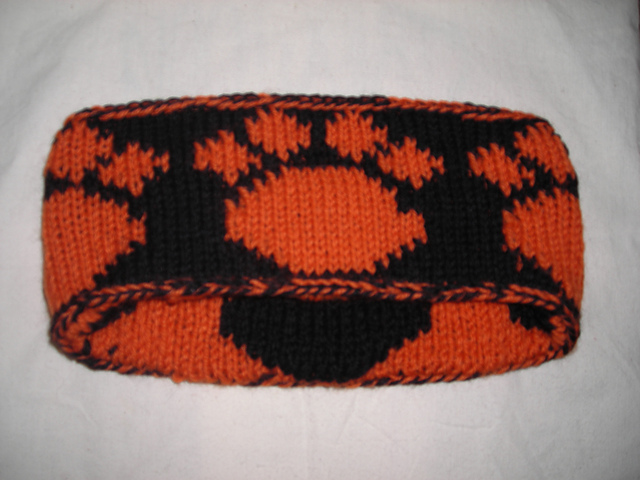 Paw Print Double Knit Headband