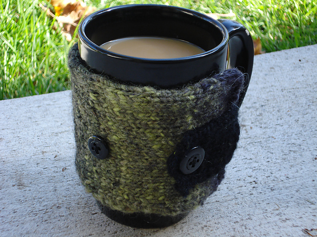 Luxe Leftovers Coffee Cozy