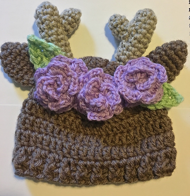 Wildflower Deer Hat