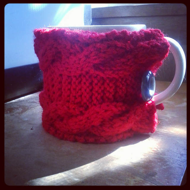 Green Sleeves Mug Cozy