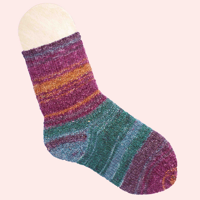 Travelry Seersucker Socks