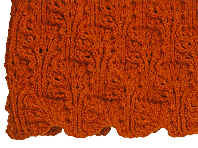 Quick Knit One-Ball Tree Lace Jumper