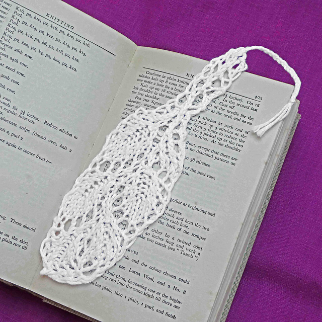 Leaf Lace Bookmark