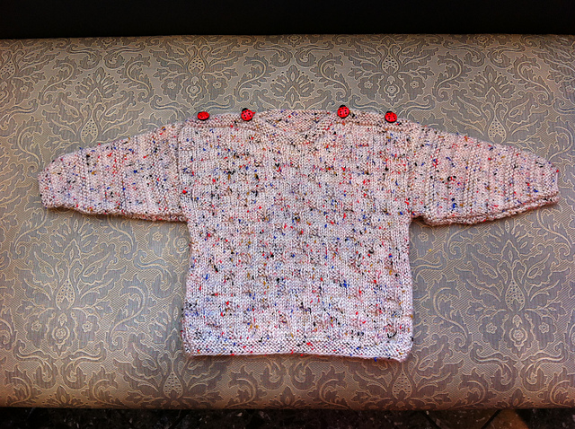 Textured Jumper Knitted w Boat Neck Shaping