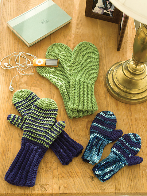 Mittens for All (crochet)