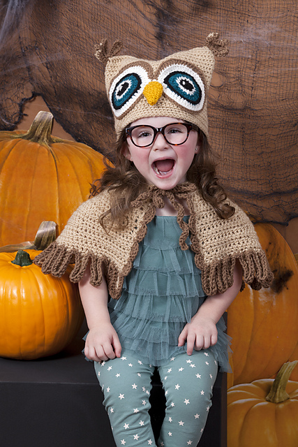 It's a Hoot Owl Hat & Cape