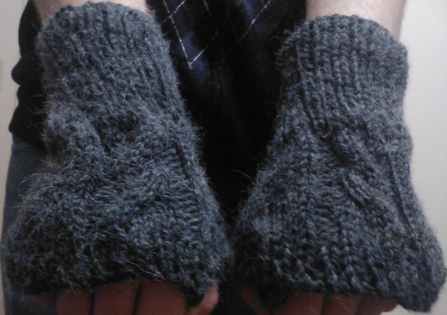 Men's Fingerless Gloves