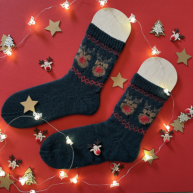 Rudolph Socks