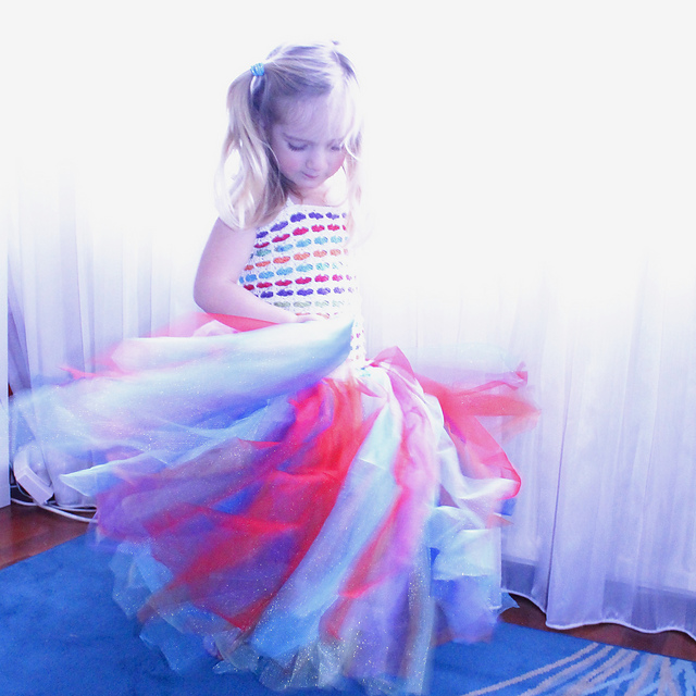 Rainbow Hearts Tutu