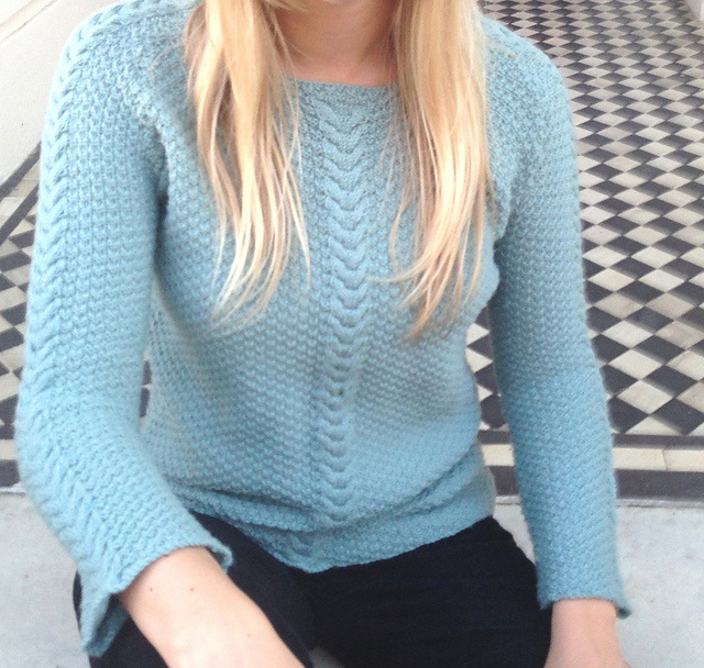 Double Moss Stitch Top