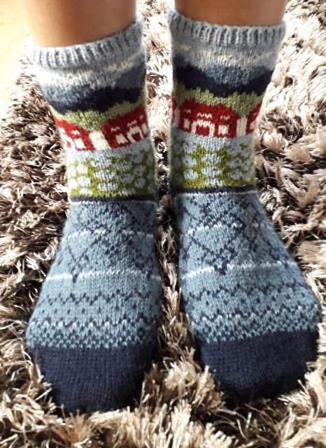 Visit Halsingland socks